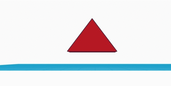 Farklı açılardan üçgen prizma